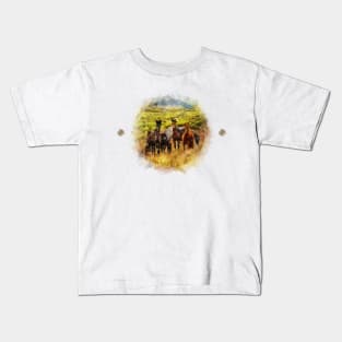 Nature finds expression in the beauty of colors Kids T-Shirt